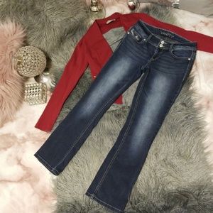 Vanity flap pocket jeans